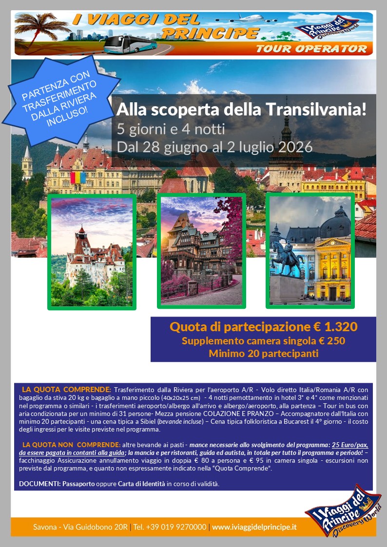 Alla scoperta della Transilvania