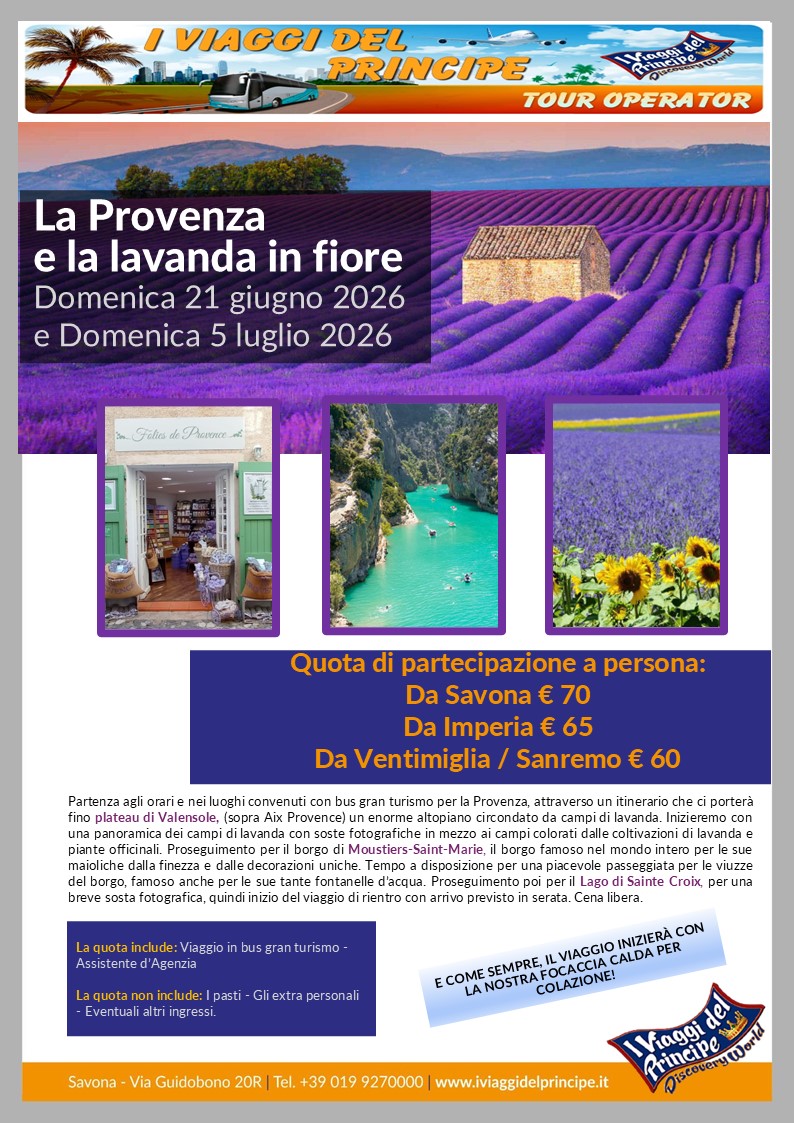 La Provenza e la lavanda in fiore