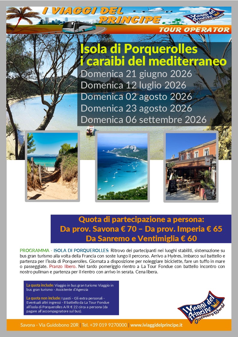 Isola di Porquerolles i caraibi del mediterraneo